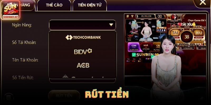 Rút tiền siêu tiện lợi cho bạn yên tâm 